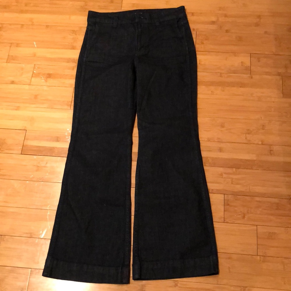 J Crew Wide Leg Jeans